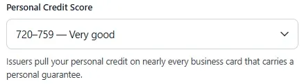 Personal credit Score image