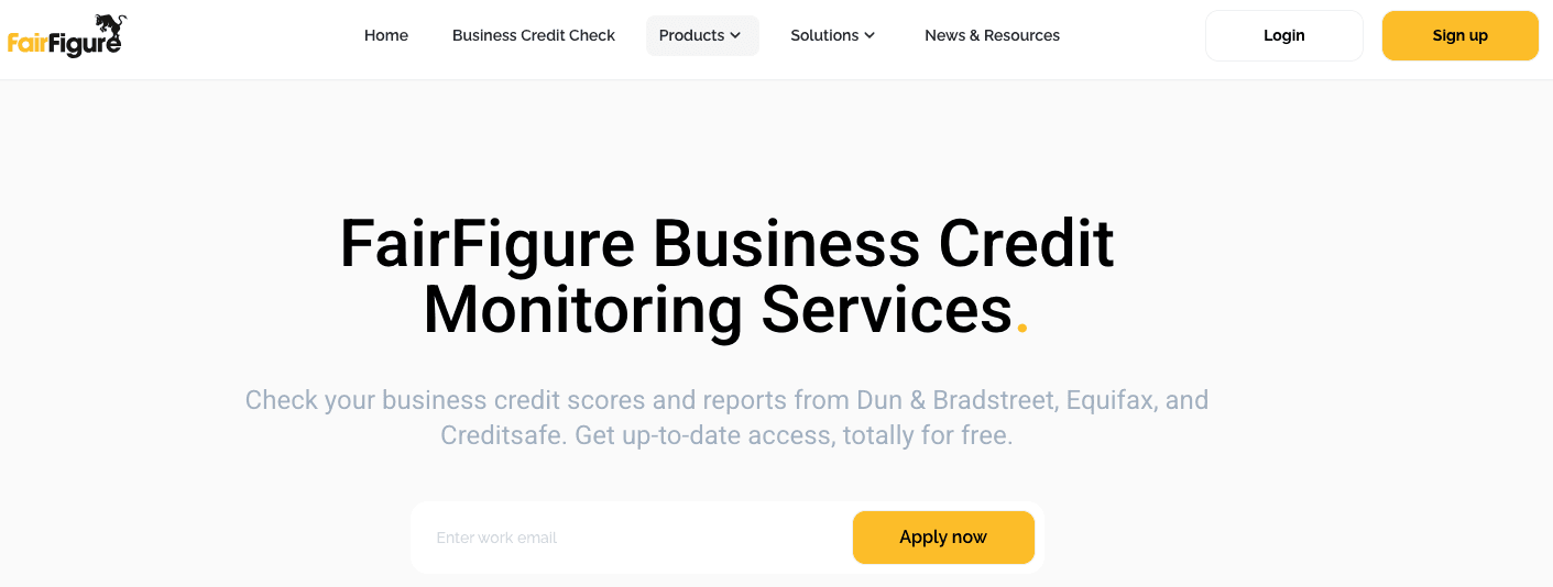 FairFigure Business Credit Monitoring