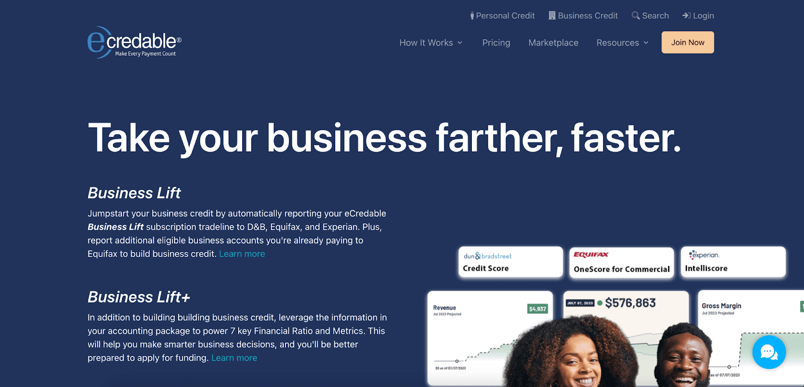 ecredable homepage