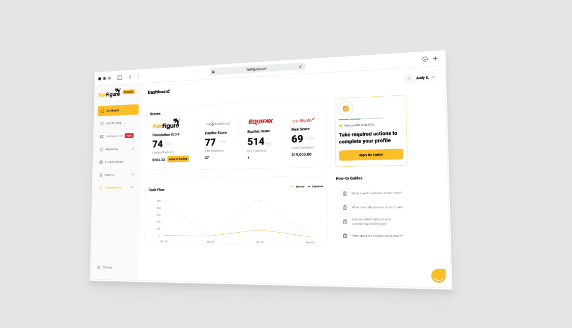 fairfigure dashboard