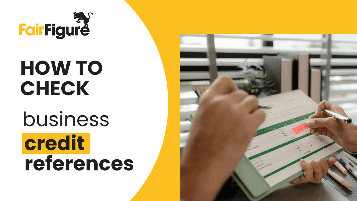 how to check business credit references for business